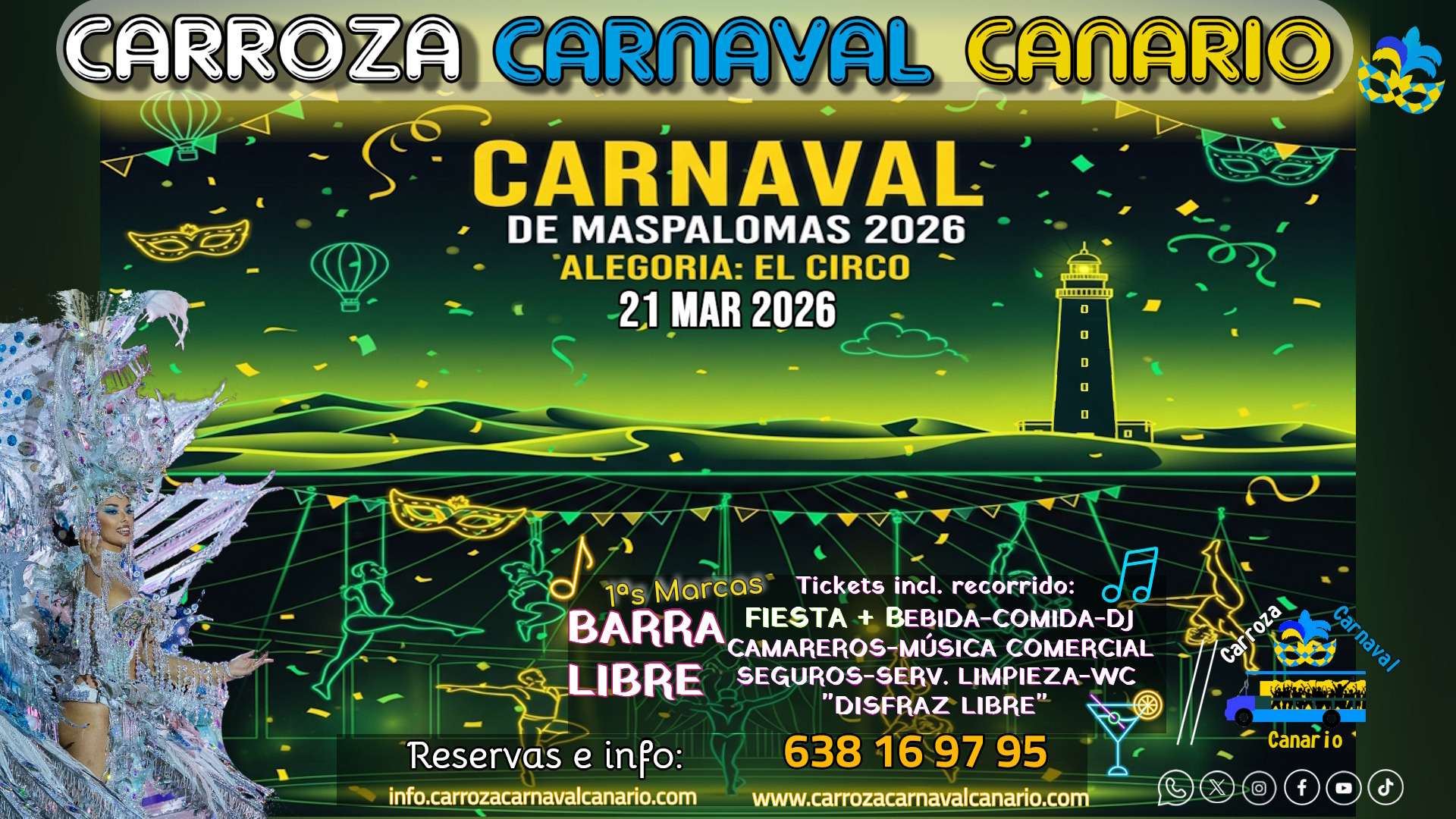 Carroza Cabalgata Carnaval Maspalomas 2026 image
