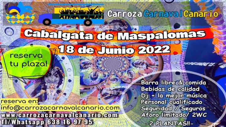 Cover for event: Carroza Cabalgata Carnaval Maspalomas
