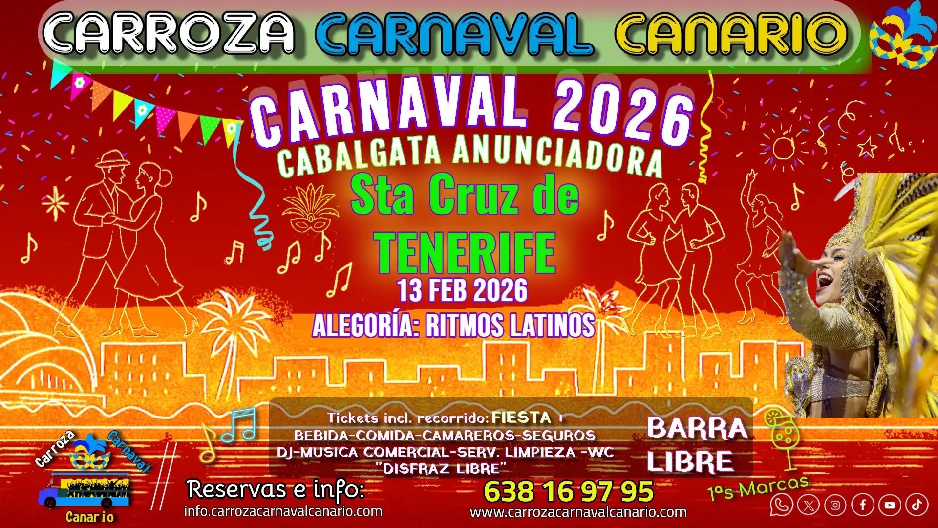Carroza Cabalgata Carnaval Santa Cruz de Tenerife 2026 image