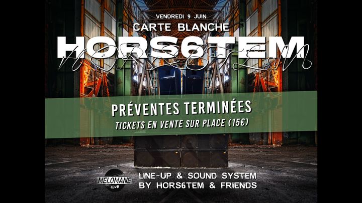 Cover for event: [Carte Blanche] HORS6TEM