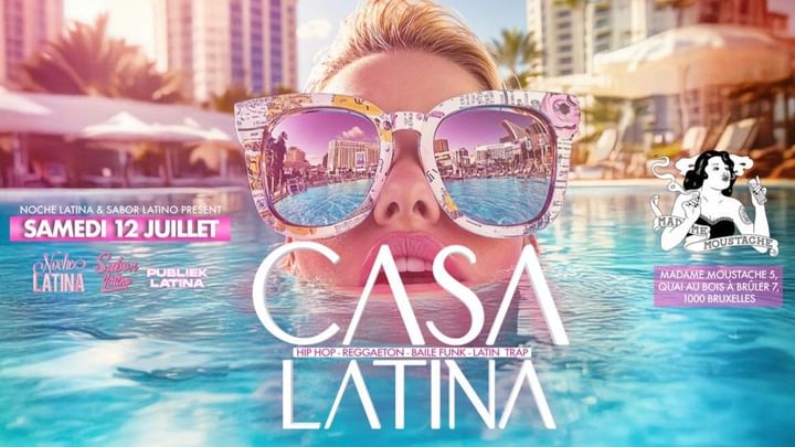 Cover for event: CASA LATINA X 12.07.25 X MADAME MOUSTACHE