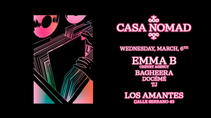 Cover for event: CASA NOMAD @Los Amantes