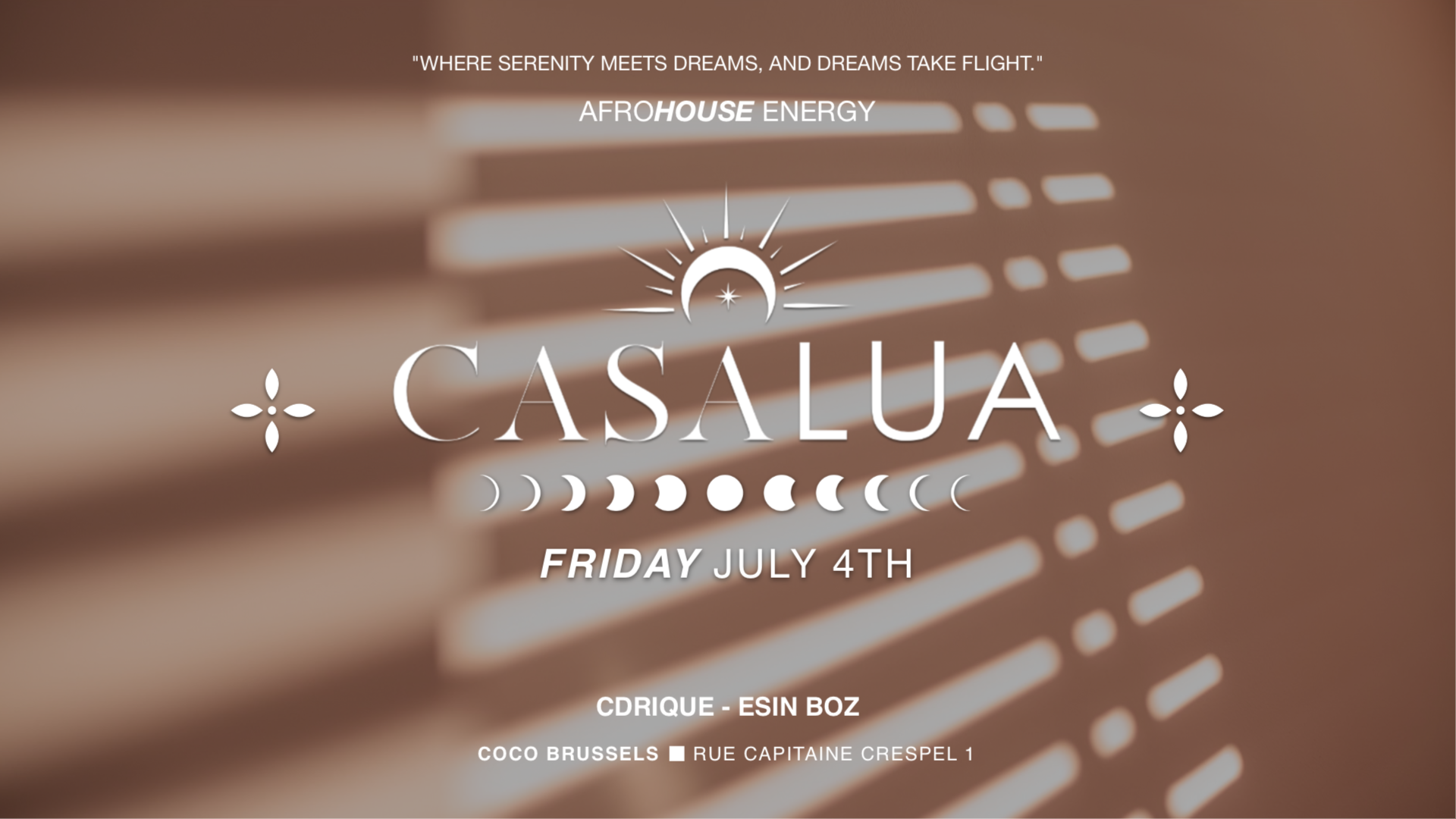CASALUA x THE VIEW SUMMER TERRACE FRIDAY JULY 4TH image