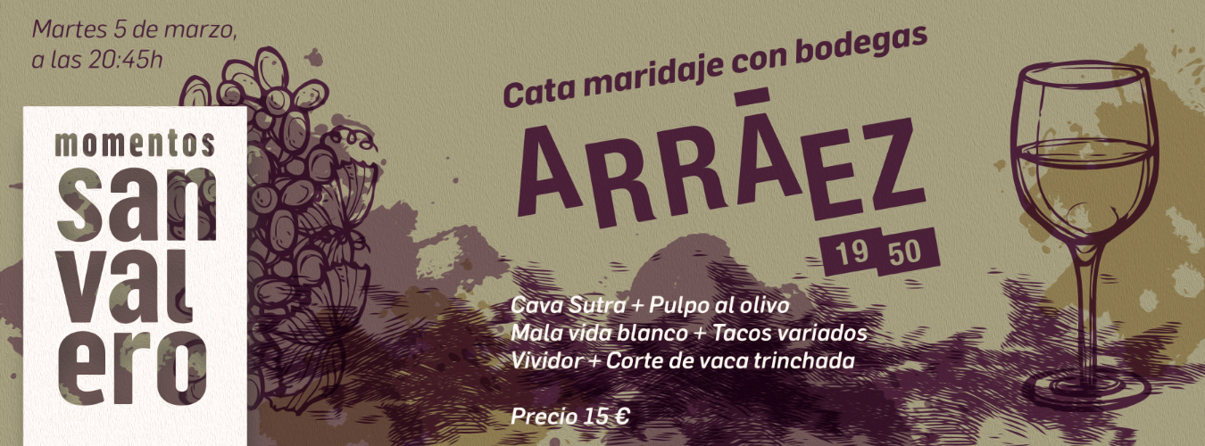 CATA MARIDAJE CON BODEGAS ARRAEZ image