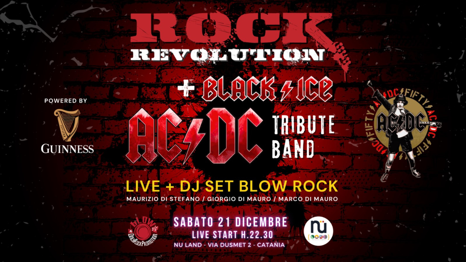 Rock Revolution BLACK ICE - AC/DC TRIBUTE