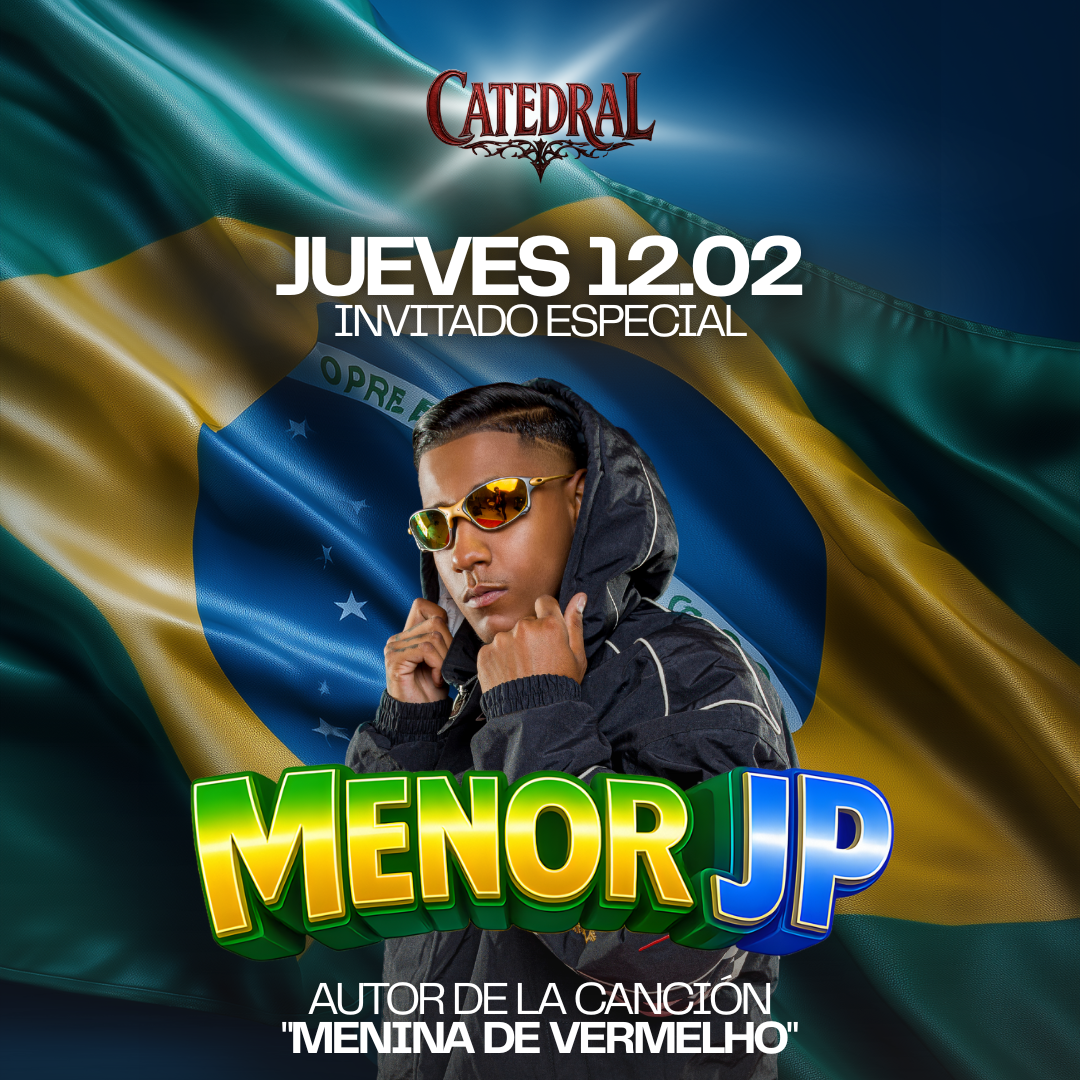 CATEDRAL special guest MENOR JP (autore della canzone ‘Menina De Vermelho’) image