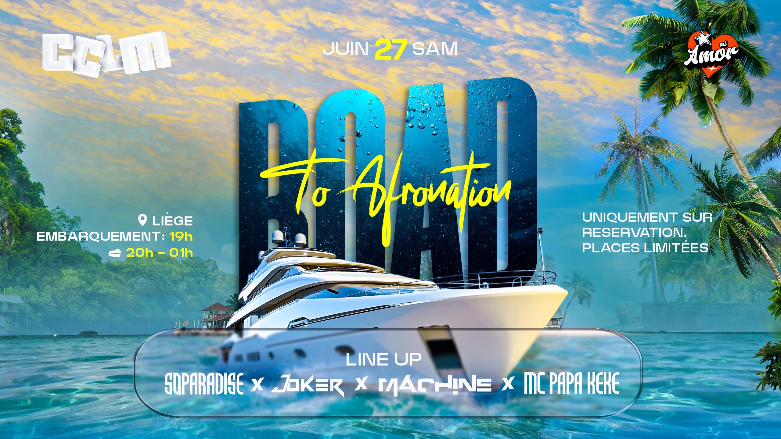 CCLM w/ Mi Amor - Boat Party  image