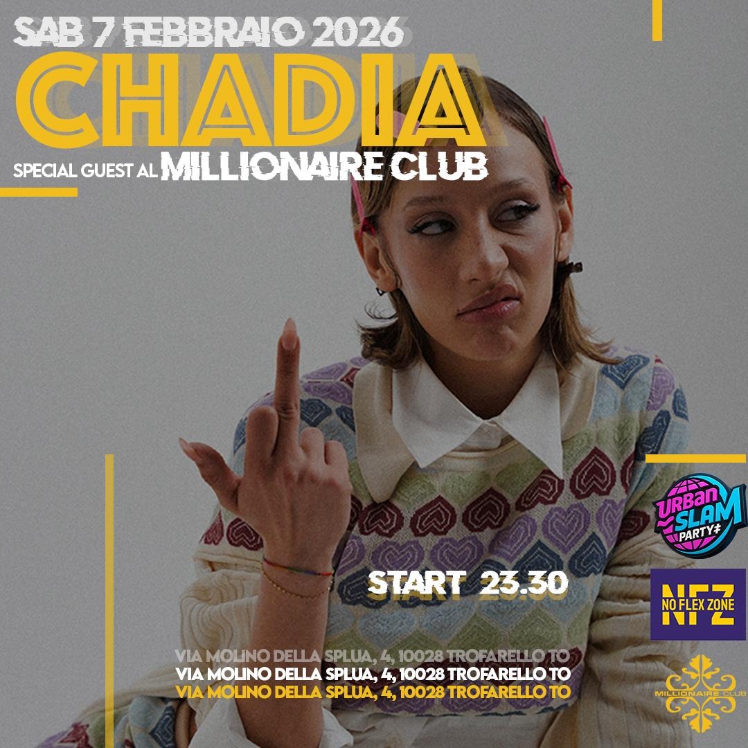 CHADIA RODRIGUEZ: SPECIAL GUEST @ MILLIONAIRE CLUB (Trofarello - Torino) image