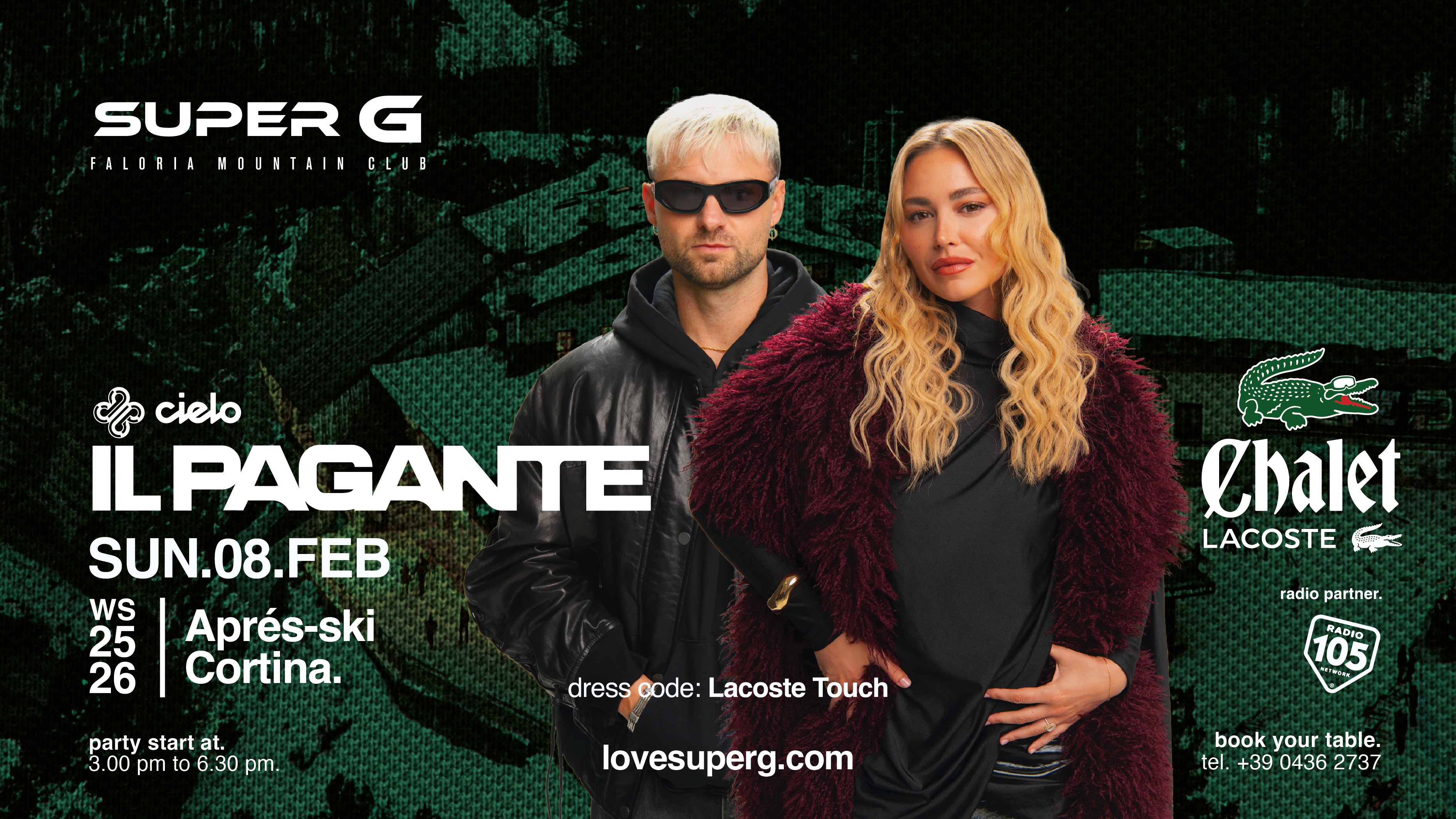 CHALET LACOSTE presents IL PAGANTE @Super G image