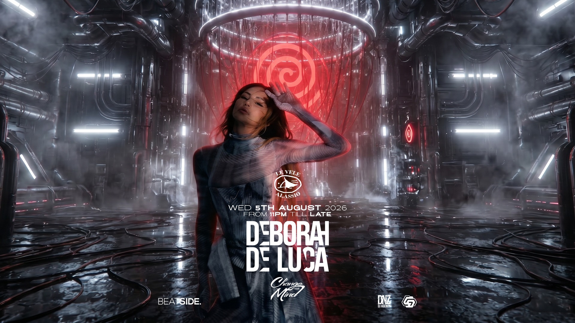 Change Your Mind pres. Deborah De Luca at Le Vele Alassio - Wednesday, 5th August 2026