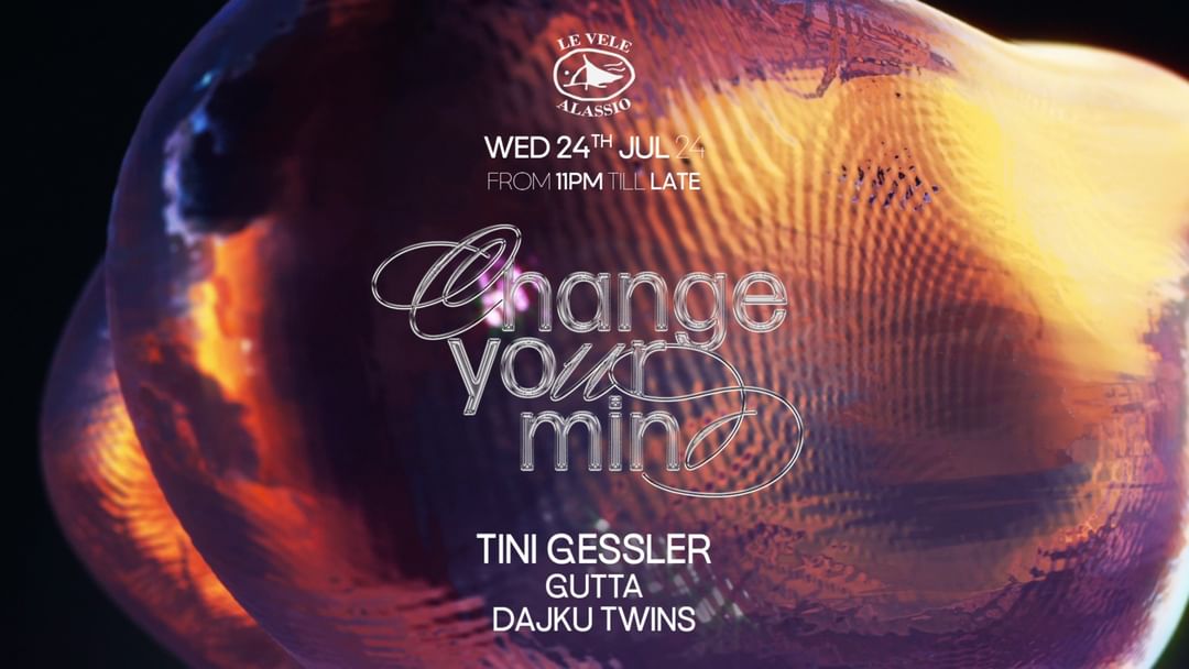 Cartel del evento Change Your Mind Wed 24th Jul 2024