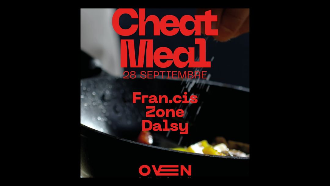 Cheat Meal-Eventplakat