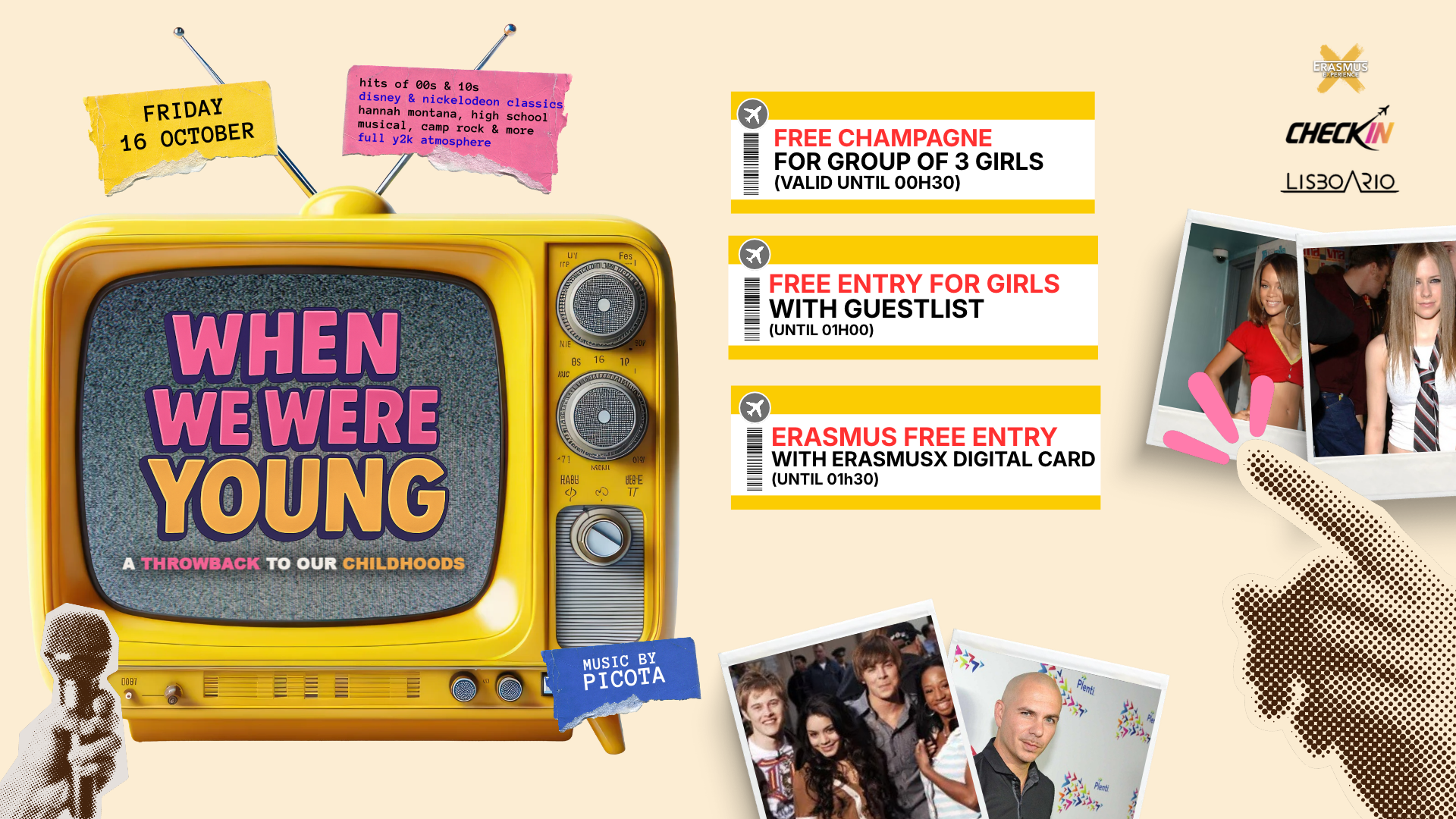 CHECK-IN x WHEN WE WERE YOUNG - A throwback to your childhood ⭐️ | Girls free until 1 AM image