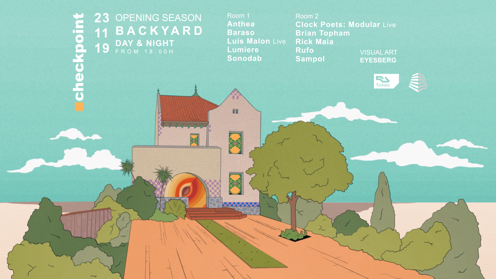 ■ checkpoint Backyard Opening Season | New Location