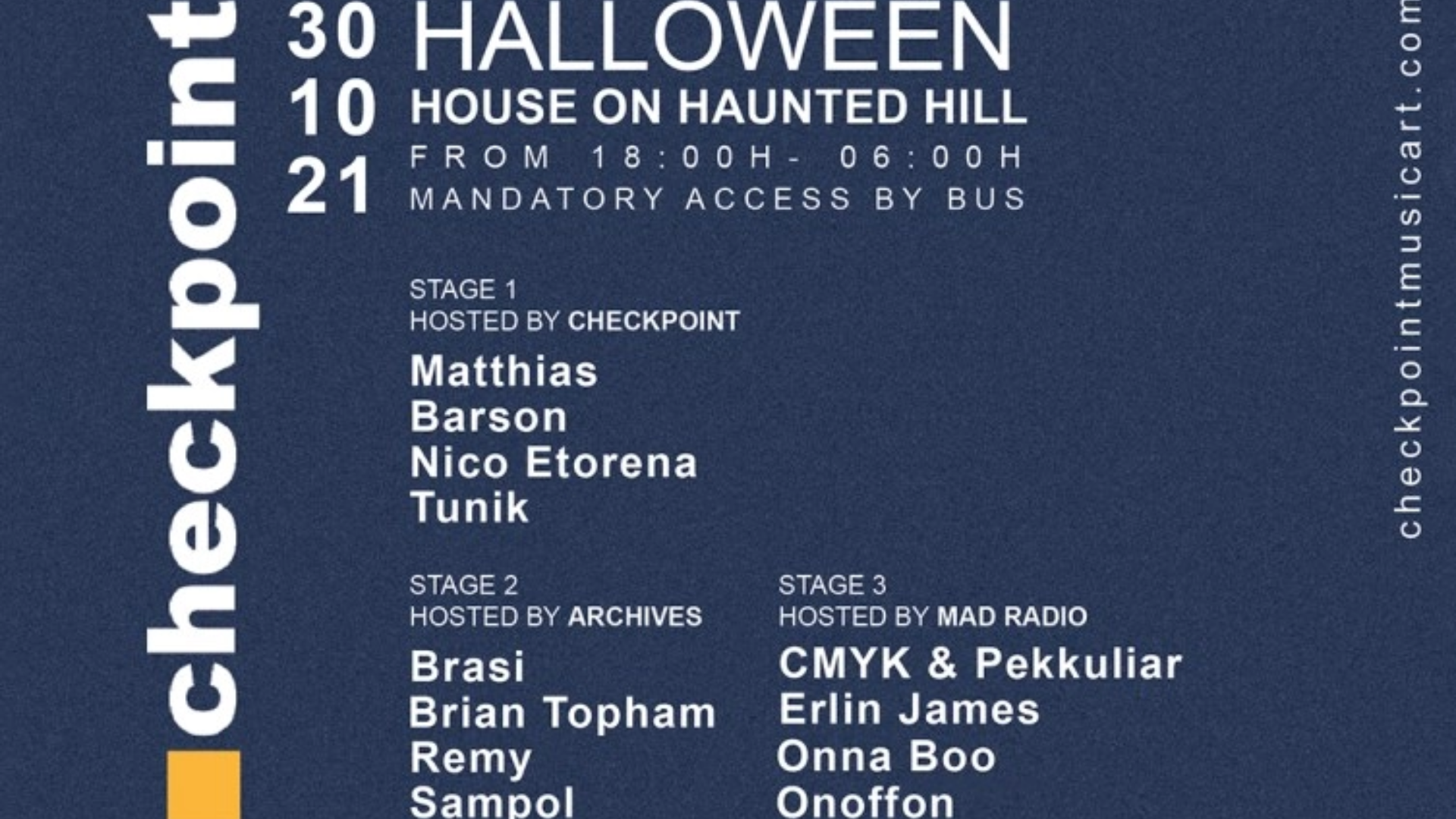 Checkpoint Halloween House On Haunted Hill image