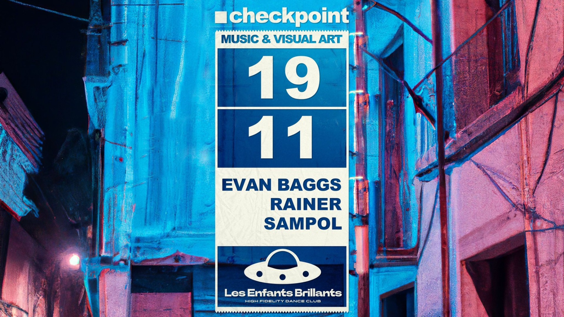 ■ checkpoint November edition at Les Enfants pres. Evan Baggs image