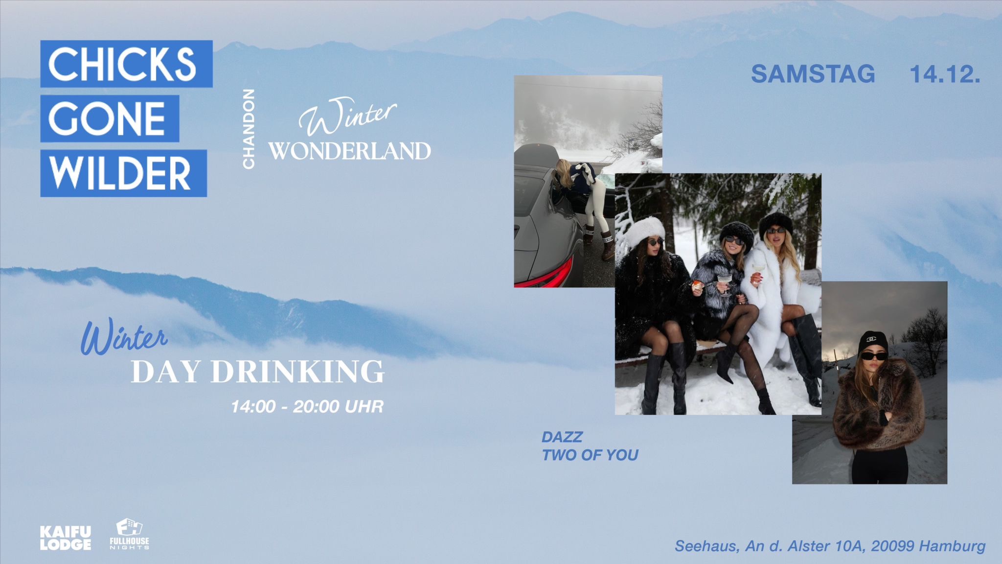 Chicks gone Wilder x APRES SKI at Chandon Wonderland 