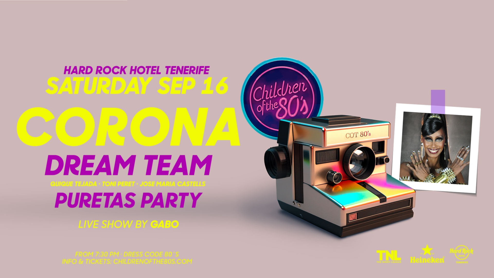 Children of the 80's en Hard Rock Hotel Tenerife  image