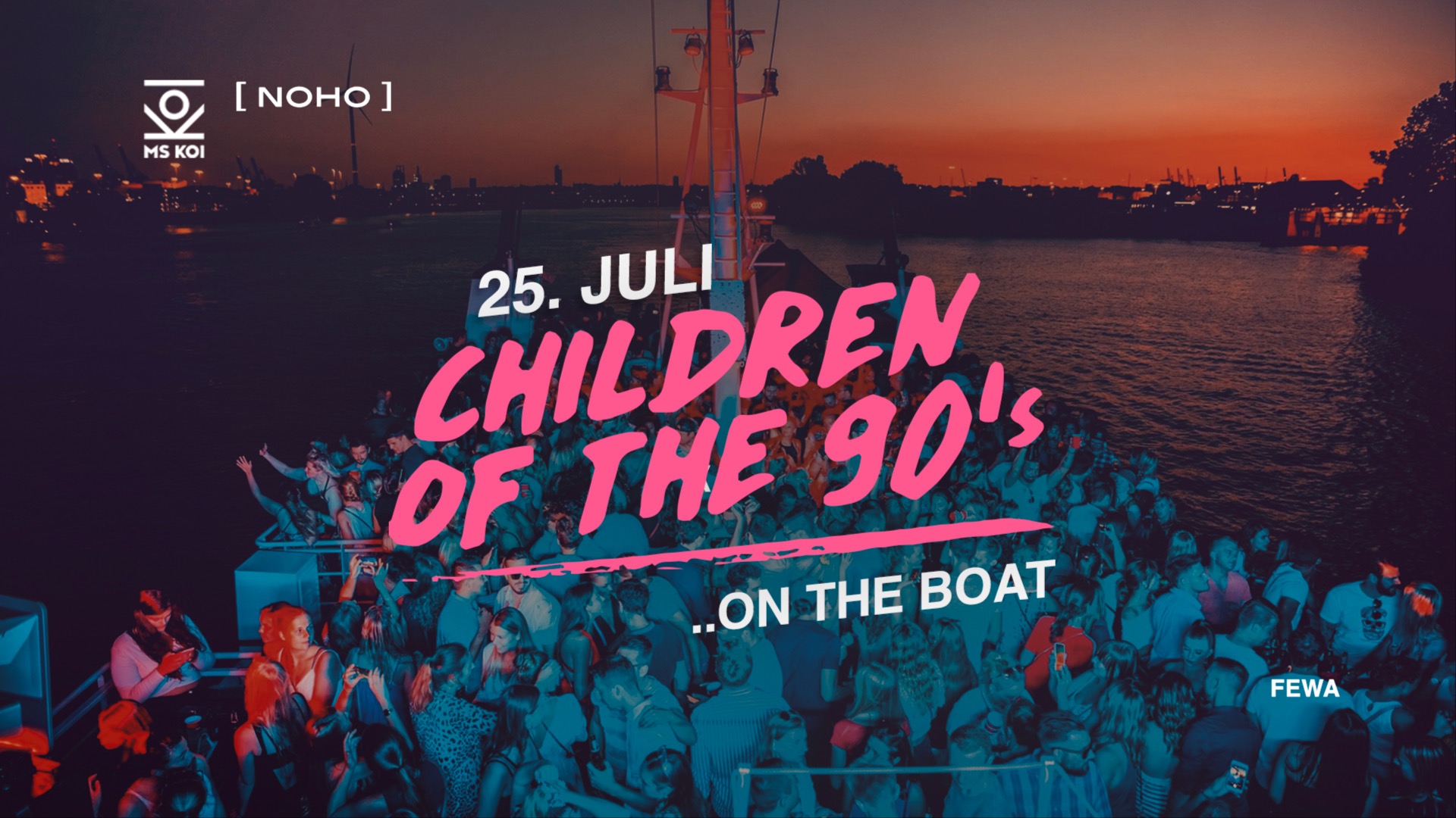 CHILDREN OF THE 90s ON THE BOAT EDT.  image