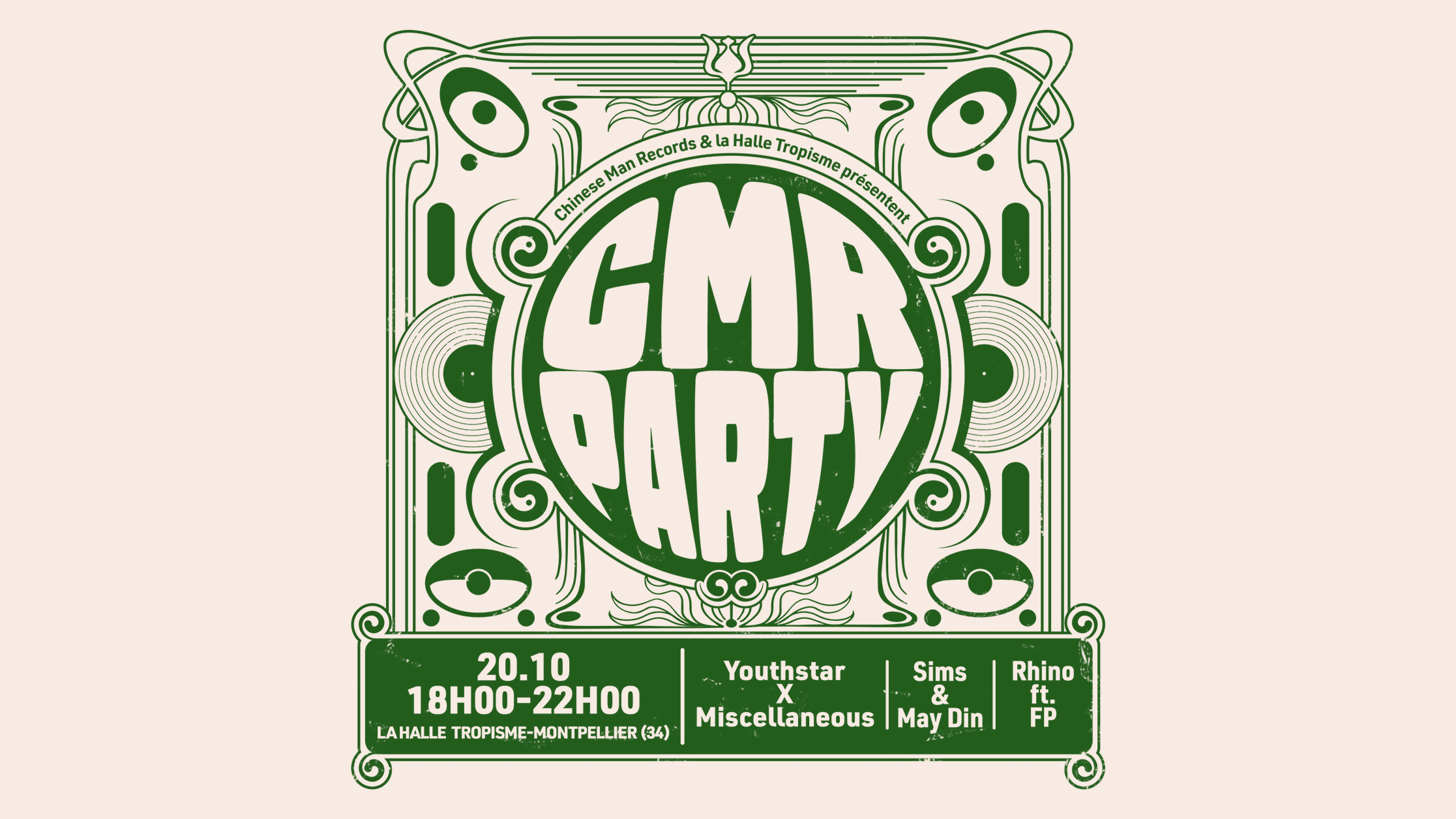 Chinese Man Records Party • Montpellier, Halle Tropisme