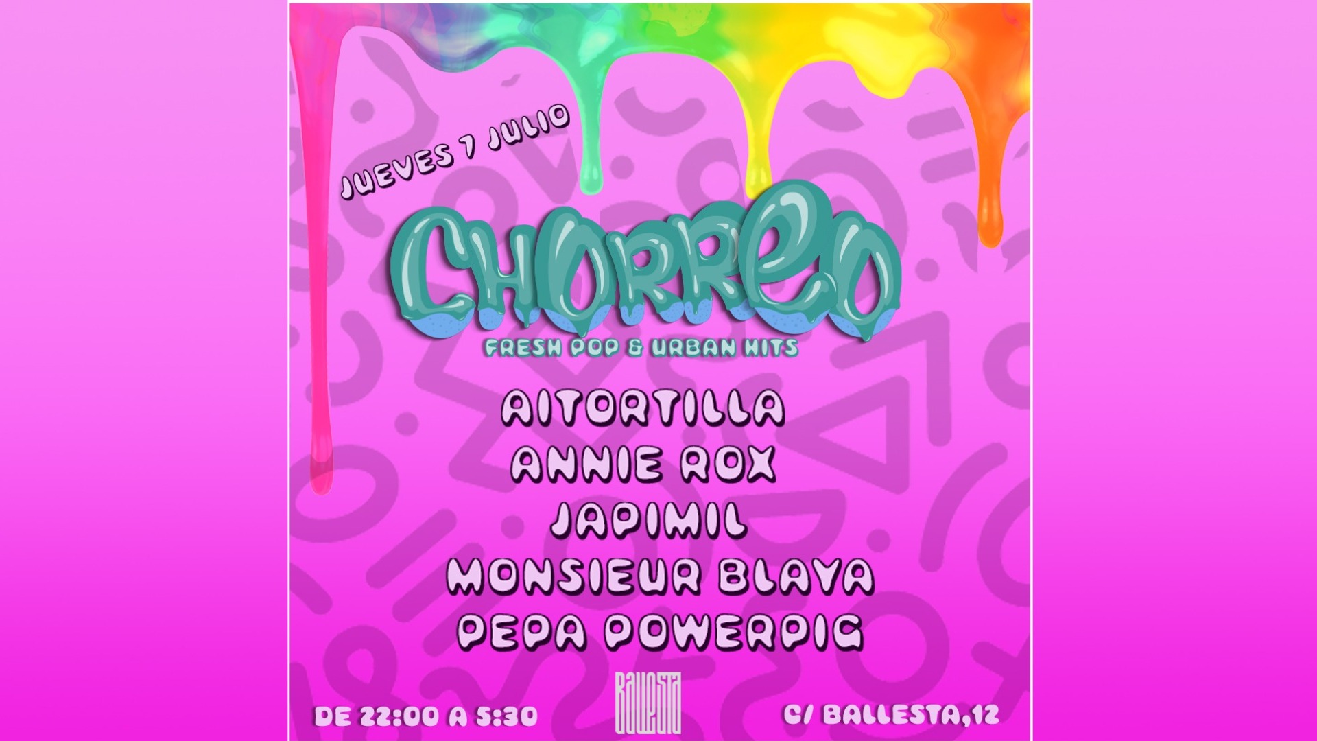 CHORREO: Fresh Pop & Urban Hits image