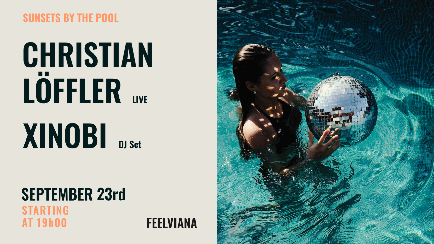 Christian Löffler (Live) + Xinobi (3h Set) - Sunsets by the Pool image