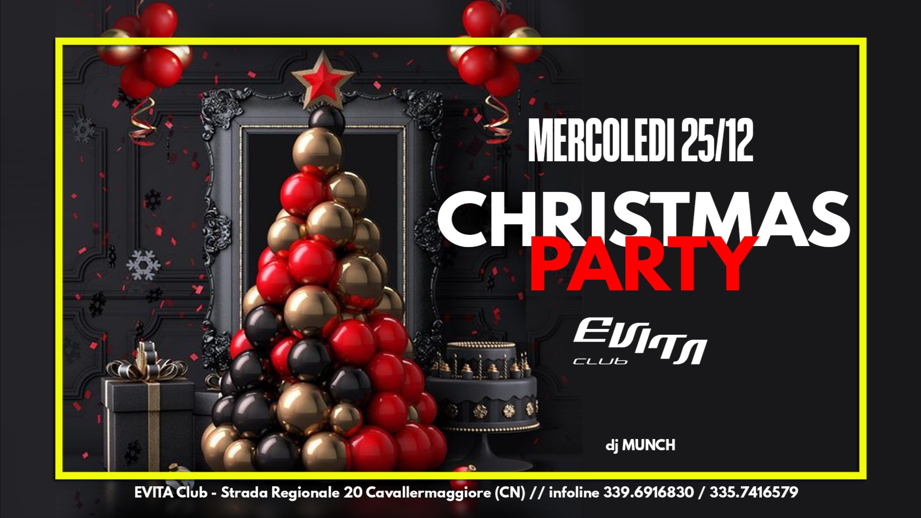 Christmas Party | Mer. 25/12 | Evita Club