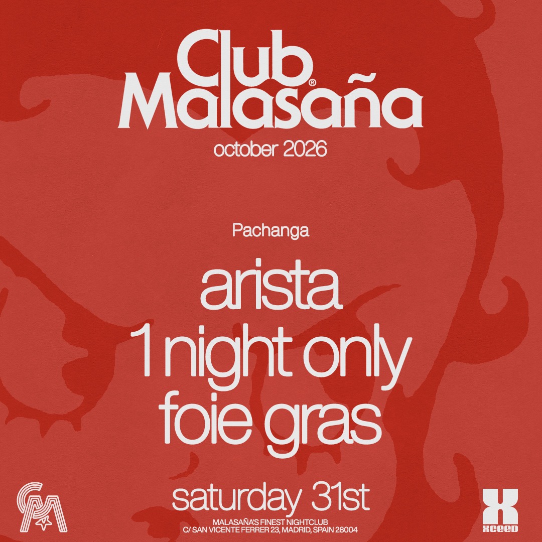 Hallowen Special: Pachanga con Arista, 1 night only y Foie Gras
