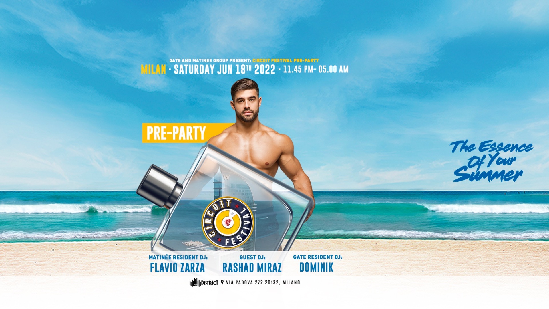 CIRCUIT FESTIVAL OFFICIAL PRE-PARTY MILANO