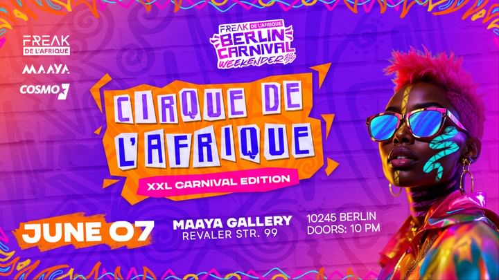 Cover for event: Cirque De L'Afrique XXL Carnival Edition
