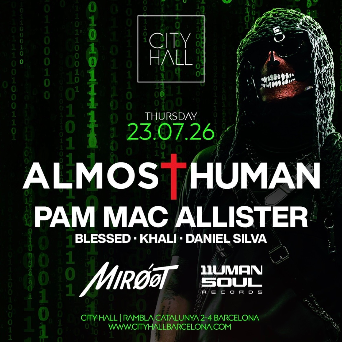 City Hall pres. Almost Human | Free Pass image