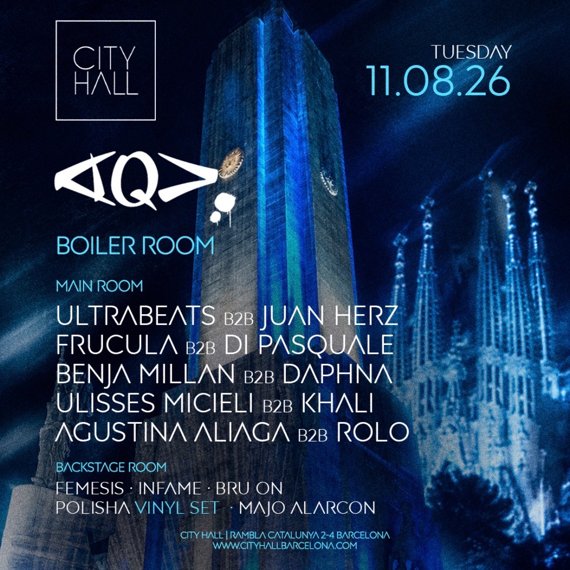 City Hall pres. AQV || BOILER ROOM || Tuesday || Guest List image
