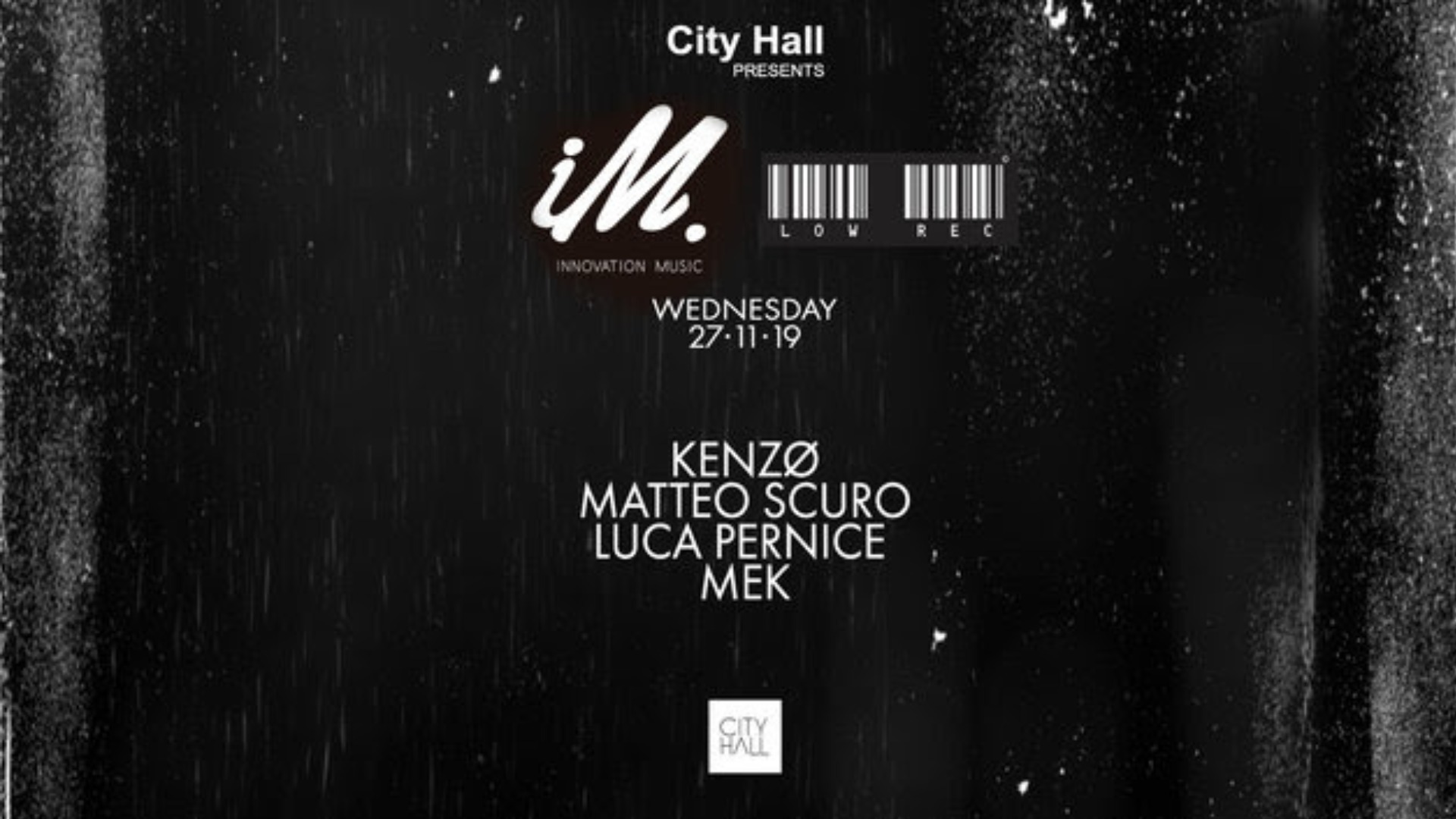 City Hall pres. Innovation Music meets Low Rec image