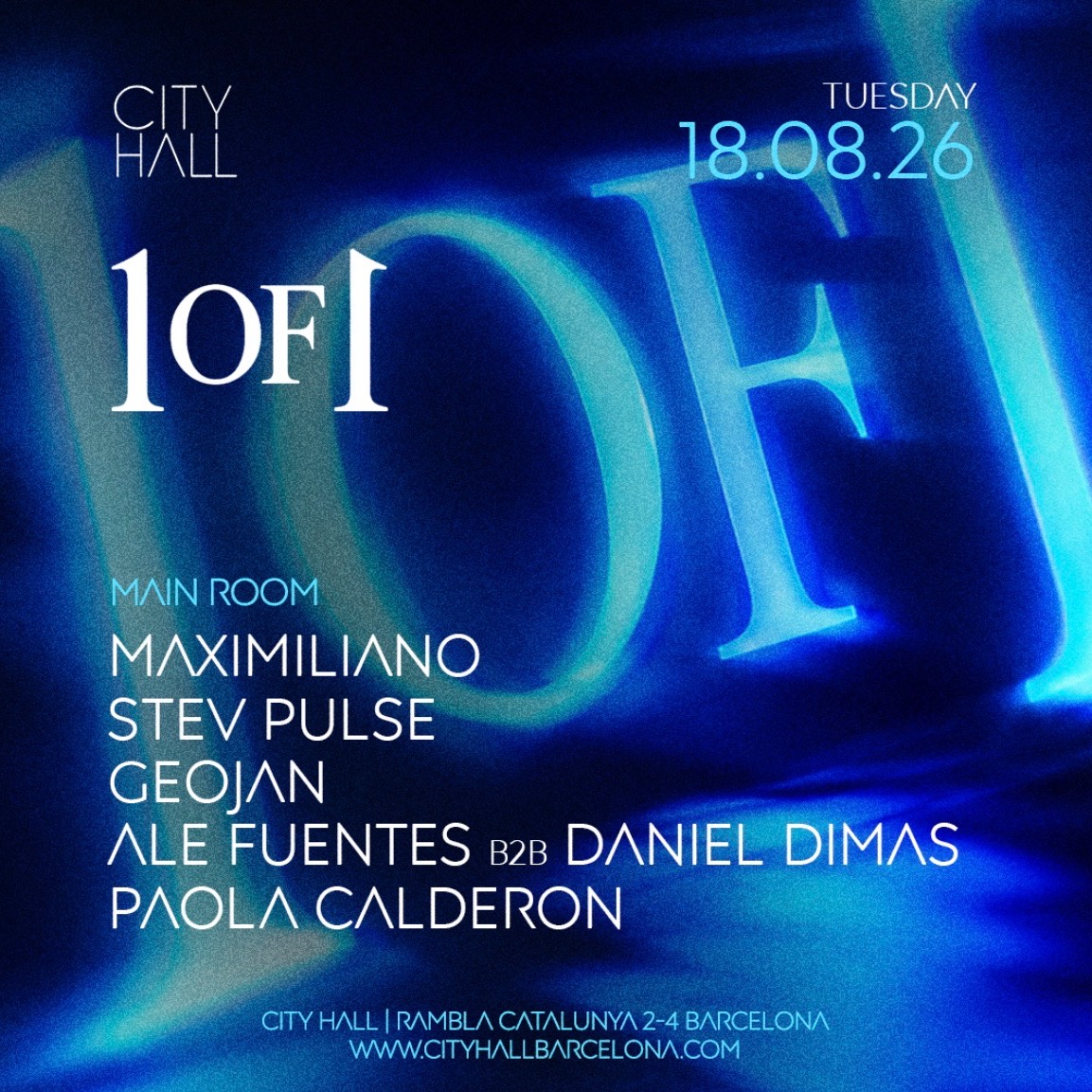 City Hall Pres. IOFI CONCEPT II TUESDAY II DOWNLOAD YOUR FREE PASS image