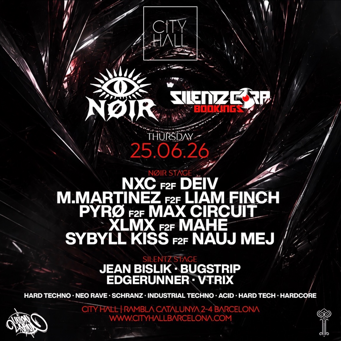 City Hall pres. NØIR x Silentz Corp Bookings I Free Entry image