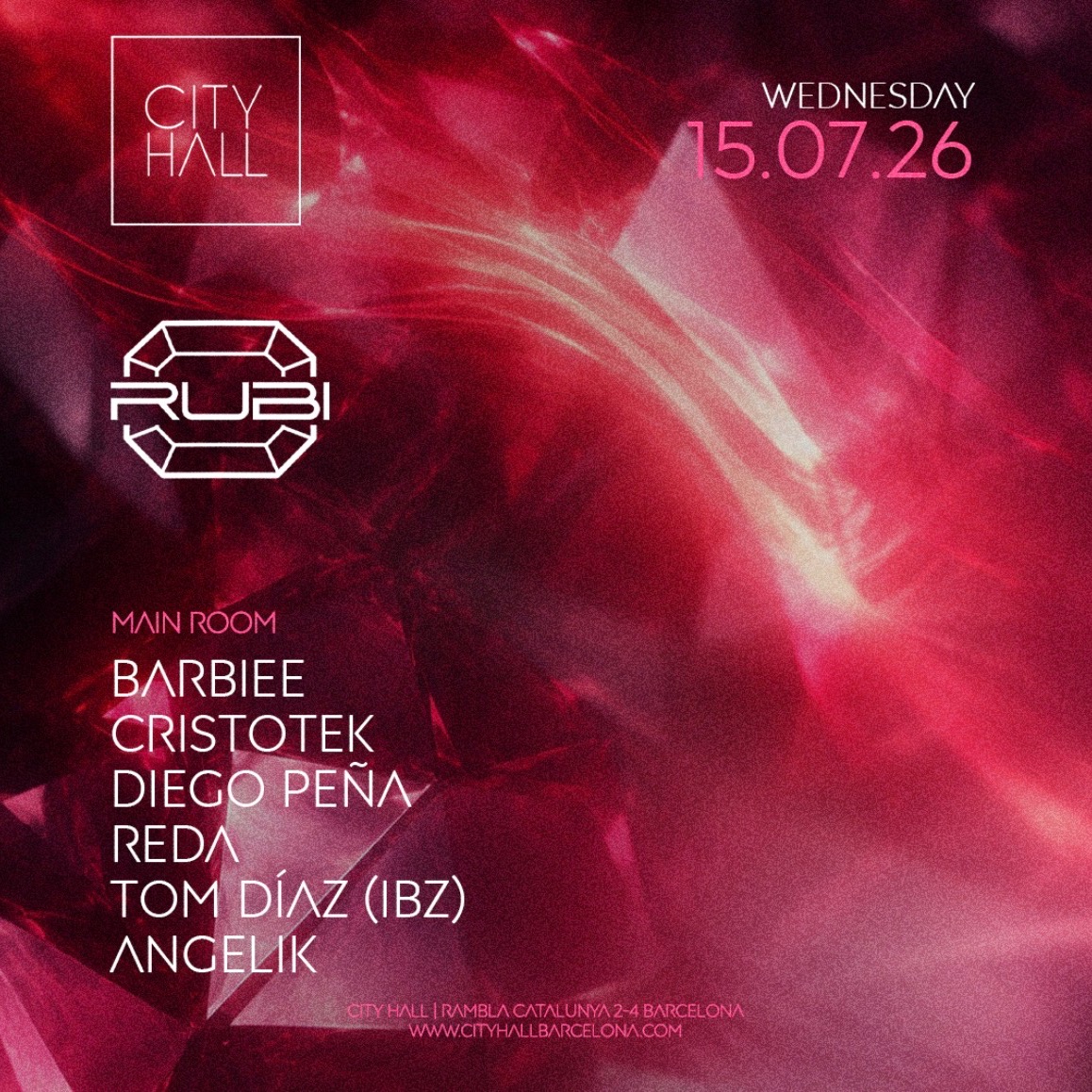 City Hall pres. RUBI SHOWCASE || Guest List image