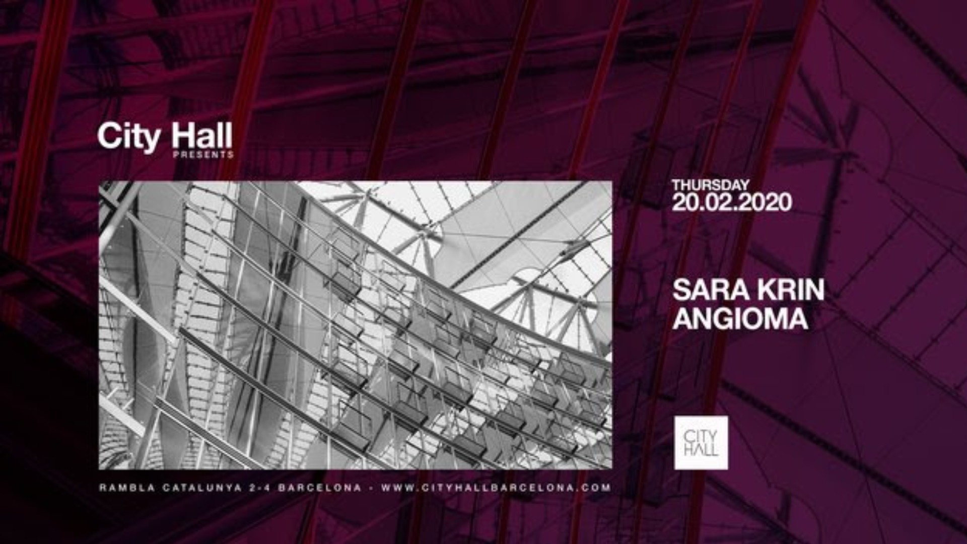 City Hall pres. Sara Krin & Angioma image