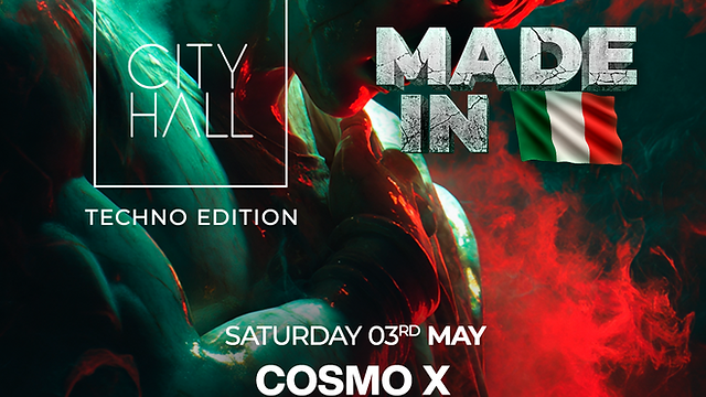City Hall Saturday pres. TECHNO MADE IN ITALY image