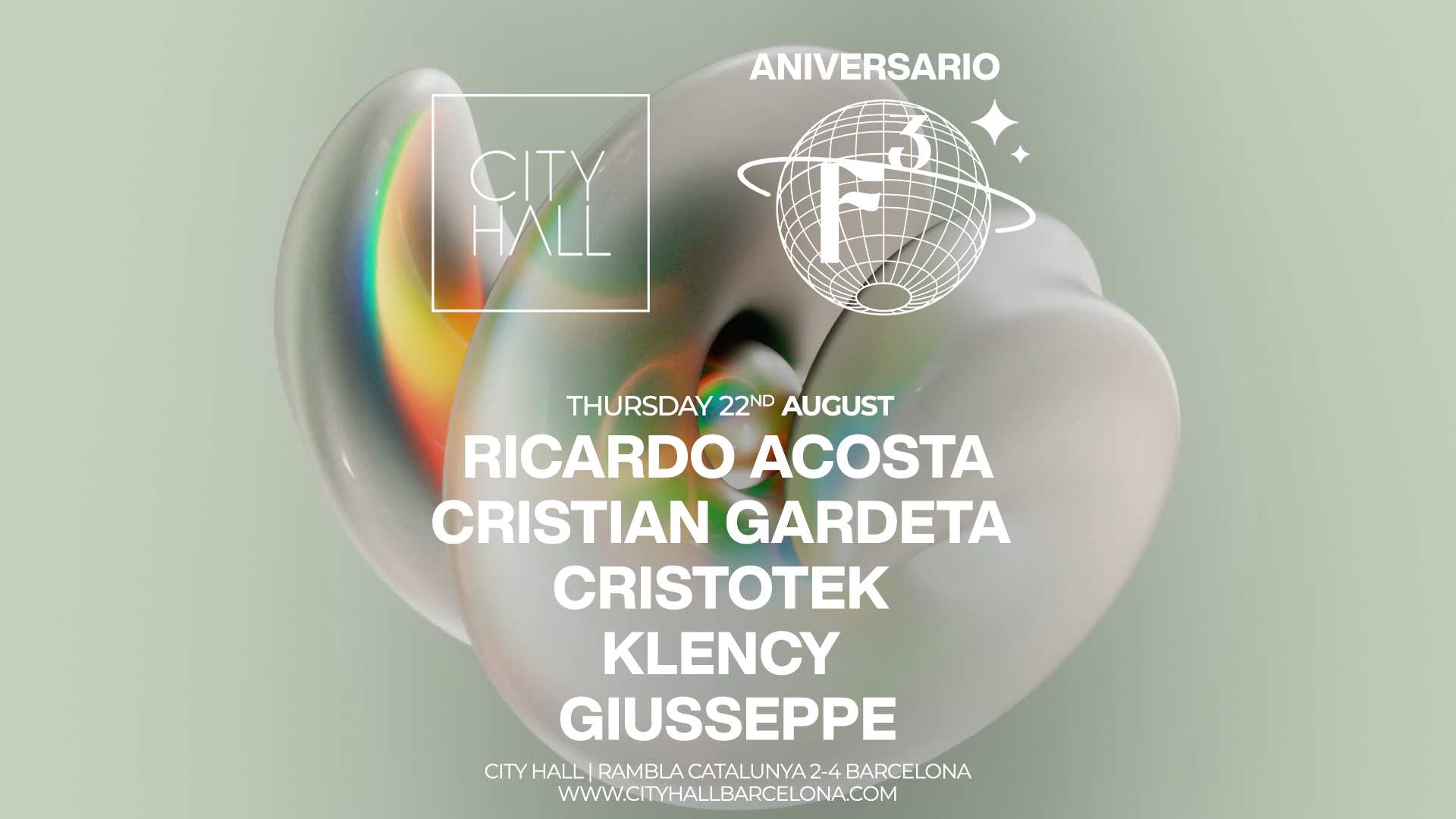 City Hall Thursday pres. F3 l FREE TILL 01 image