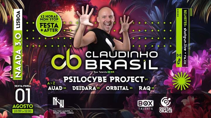 Cover for event: CLAUDINHO BRASIL (data única em Portugal)