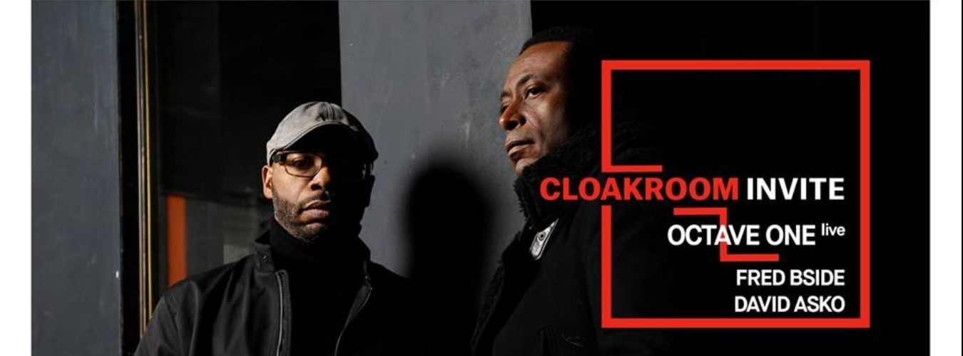 Cloakroom Invite: Octave One Live, Fred Bside, David Asko image