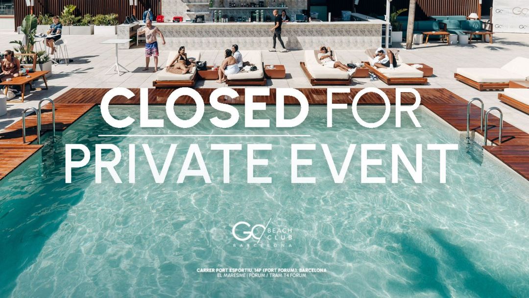 CLOSED FOR PRIVATE EVENT event cover