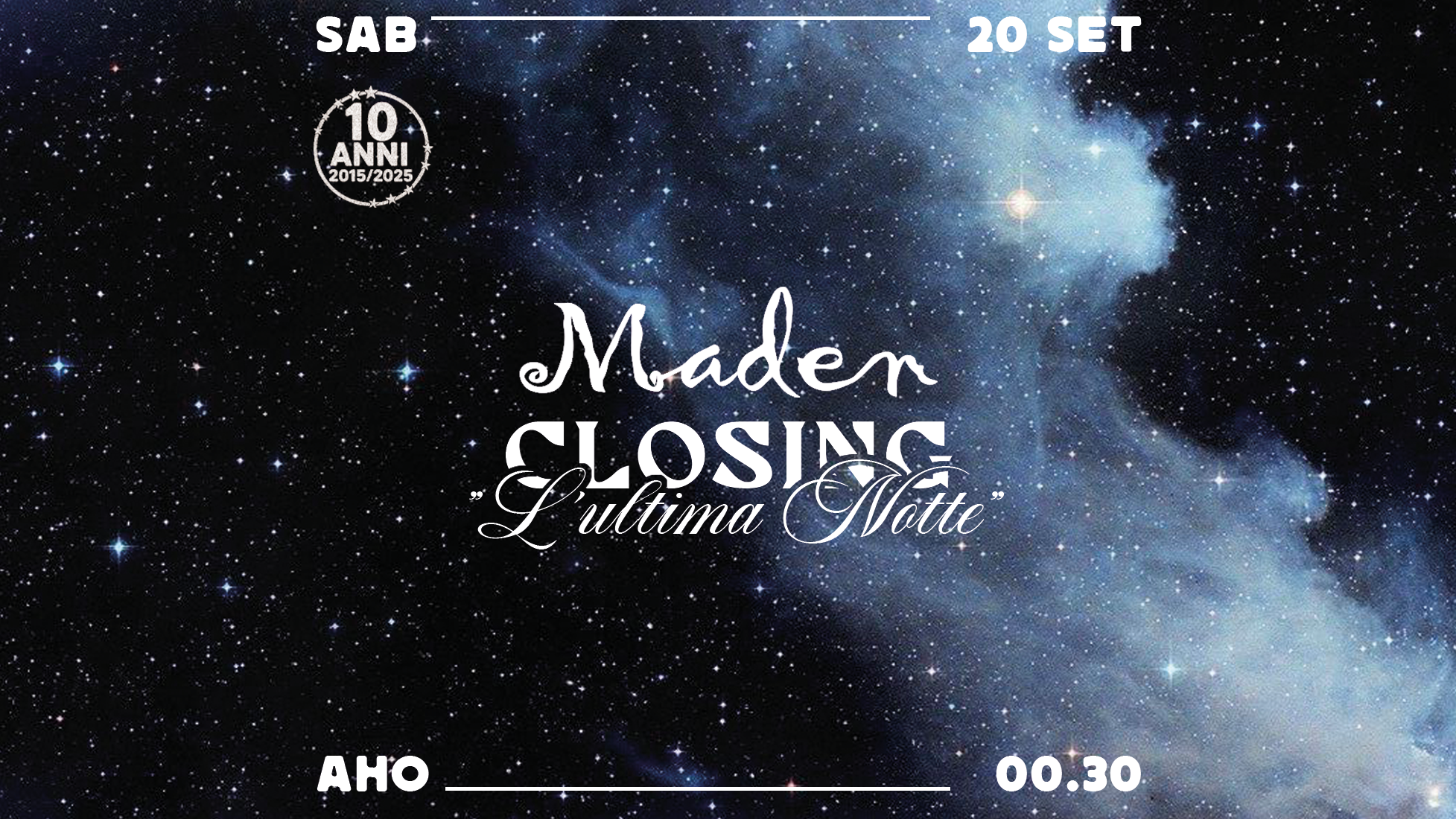 Closing | Maden Club image