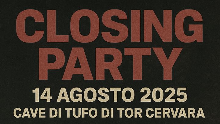 Cover for event: Closing Party | Hard Techno