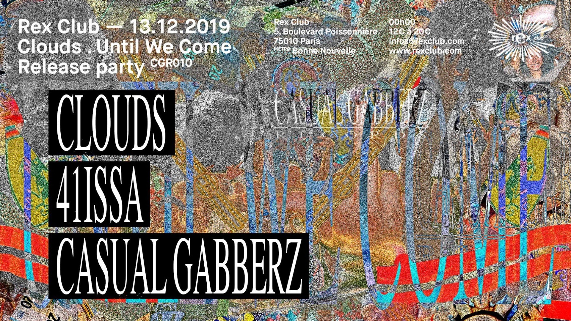 Clouds - Until We Come [Casual Gabberz Records 010] Release Party image