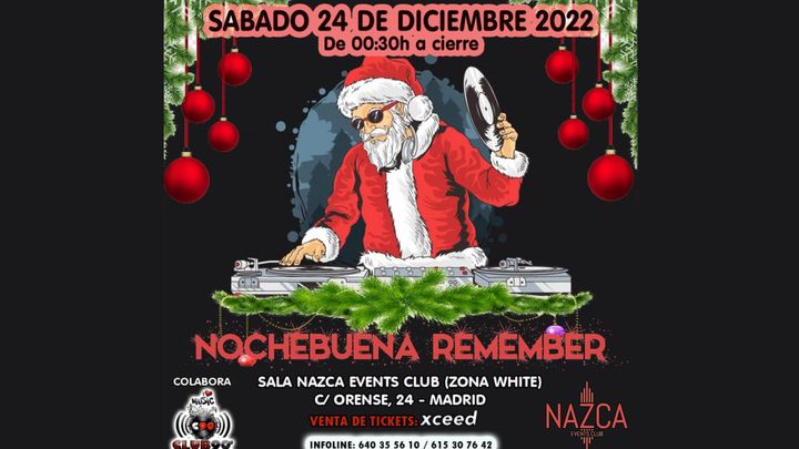 Cover for event: NOCHEBUENA REMEMBER (ZONA WHITE) SABADO 24 DICIEMBRE