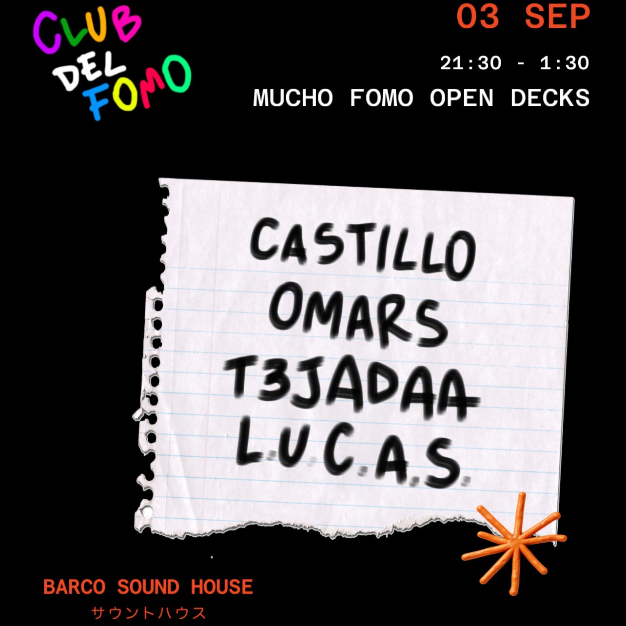 Club del Fomo: Open Decks image
