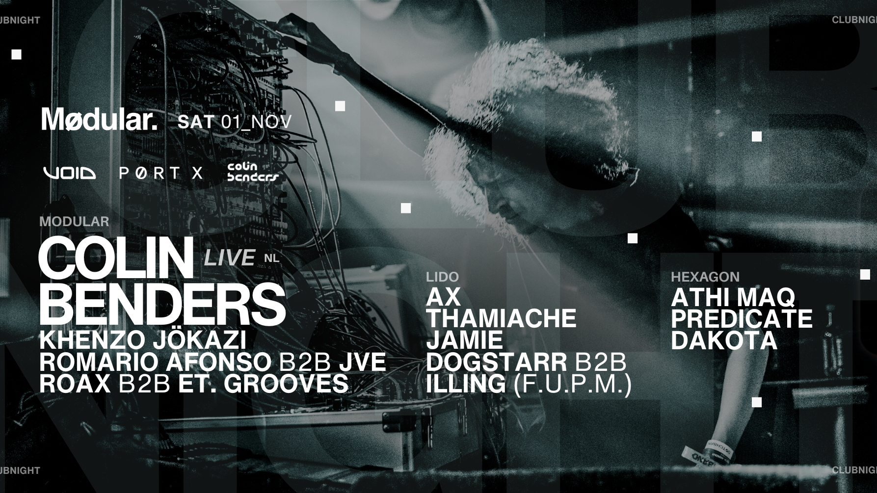 Club Night x Port X w/ Colin Benders Live