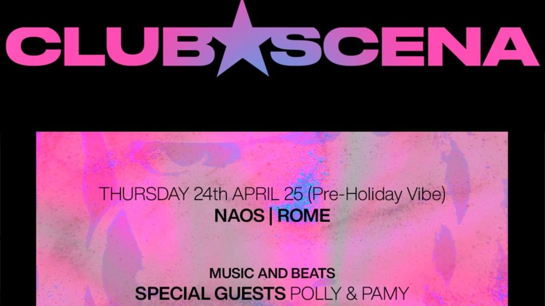 Cartel del evento CLUB SCENA at NAOS