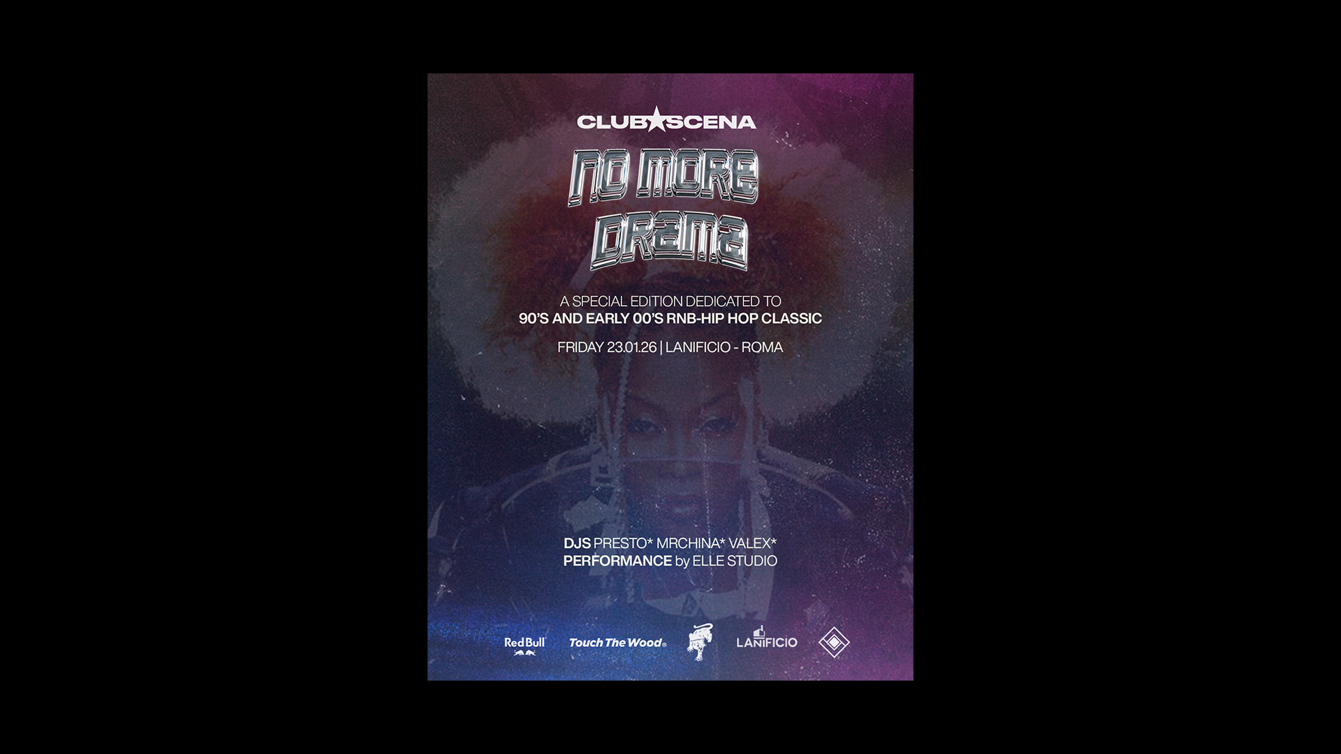 CLUB SCENA presents NO MORE DRAMA image